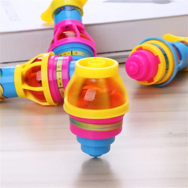 (2 Pcs) LED Glowing Top With Light And Sound - Image 5
