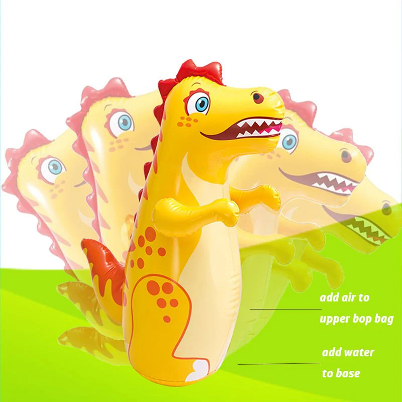 INTEX Inflatable Animal Bouncer – 3D Kids Punching Toy with Water Base
