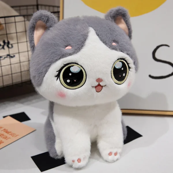 Kawaii Cat Plush Toy – Cute & Soft Stuffed Animal Gift for All Ages - Image 2