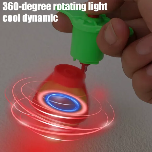 (2 Pcs) LED Glowing Top With Light And Sound - Image 2