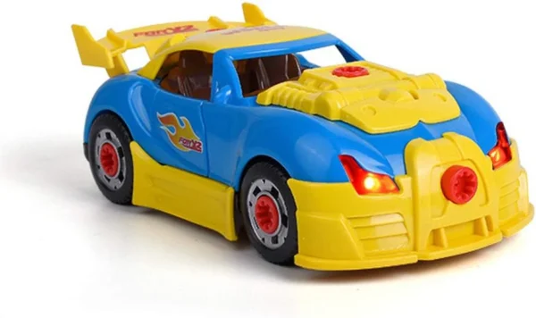 30 Pcs DIY Car Toy Kit – Take Apart Race Car with Drill for Kids - Image 2