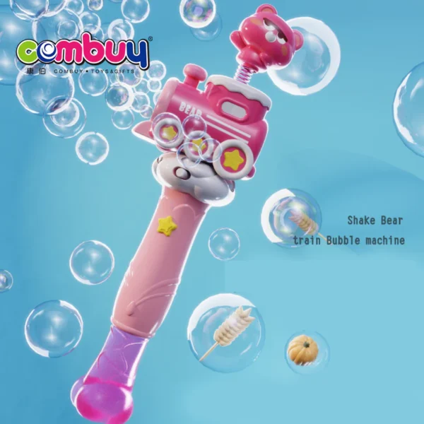 Train Shape Bubble Stick with Light & Sound – Fun Outdoor Toy for Kids - Image 5