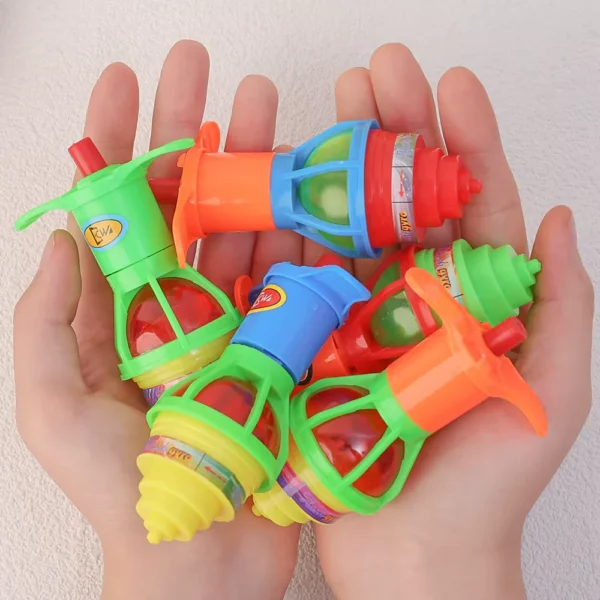 (2 Pcs) LED Glowing Top With Light And Sound - Image 4
