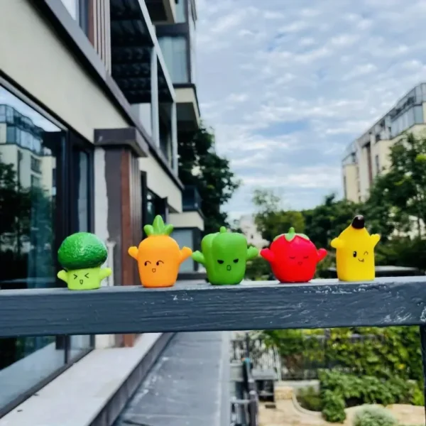 5 Pcs Fruit & Vegetable Finger Puppets for Kids – Educational Role Play Toy - Image 8
