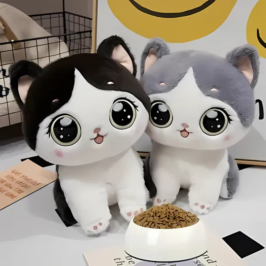 Kawaii Cat Plush Toy – Cute & Soft Stuffed Animal Gift for All Ages