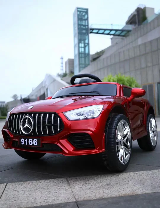 Mercedes Ride-On Car for Kids – 4WD, Remote, Music, LED Lights