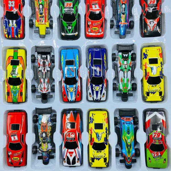 Buy 30-Piece Pull-Back Car Set for Kids - Image 3