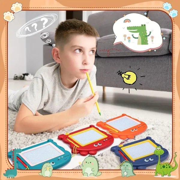 Dino Magnetic Writing Board for Kids - Image 3
