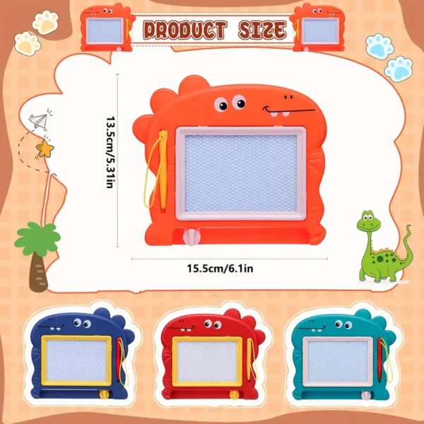 Dino Magnetic Writing Board for Kids - Image 4