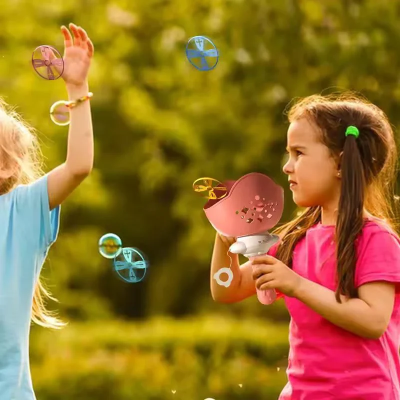 UFO Shape Bamboo Dragonfly Toy – Eco-Friendly Flying Saucer - Image 2
