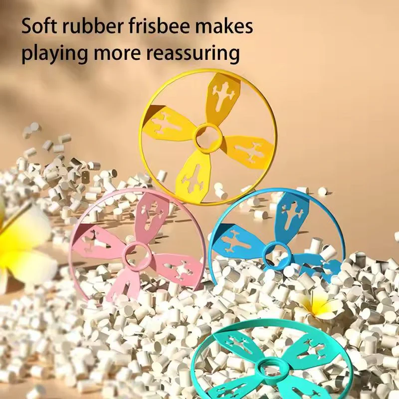 UFO Shape Bamboo Dragonfly Toy – Eco-Friendly Flying Saucer - Image 3