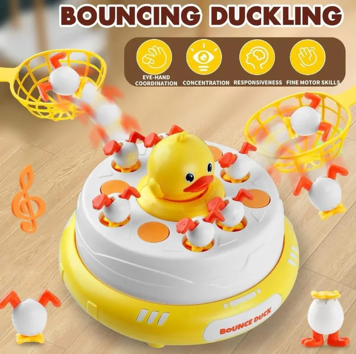 Bounce & Catch B.Duck Game with Lights & Sound – Fun Interactive Toy for Kids